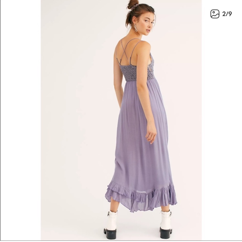 Free People Adella Maxi Slip Dress.  Size M - Picture 3 of 7
